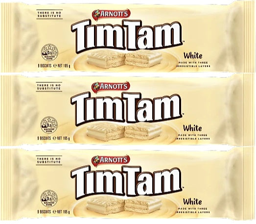 3x Arnott's Tim Tam je 185gr White *  07.24 Mhd