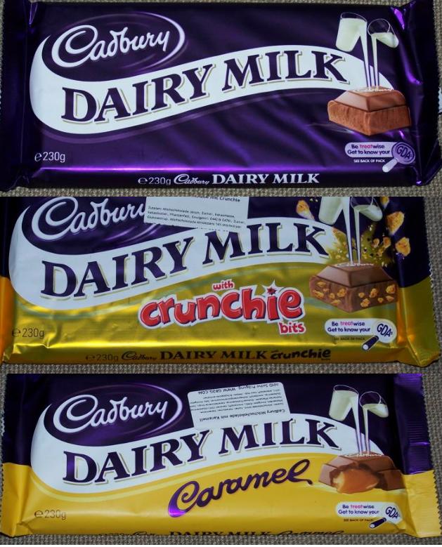 1x Cadbury Schoko Schokolade  200gr. Tafel