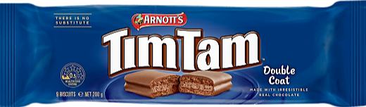 Arnott´s TimTam Double Coat - australischer Schoko Biscuit - Tim Tam Slam - kekse Australien - Tim Tam double Coat - Weinachts Plätzchen - Weinchtskekse Australien - Schokolade Tim Tam 